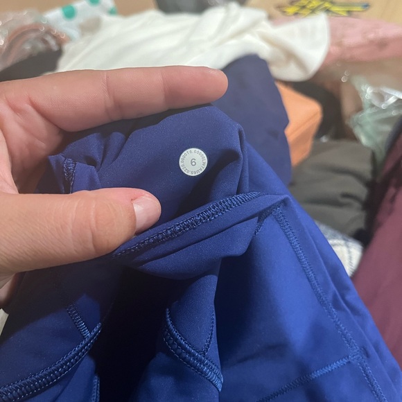 Lululemon Groove Pant Flare Nulu True Navy Size 6 - Picture 3 of 5